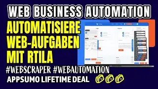 Automatisiere Web-Aufgaben mit RTILA: Das ultimative Web-Automatisierungstool 🌮 AppSumo LTD