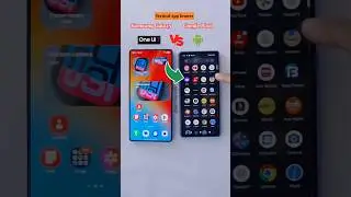 Samsung One UI 7 Vertical App Drawer Vs Google Pixel Stock Android