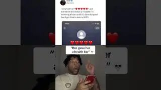 Bro gave her a health bar 💀 #relatable #foryou #subscribe