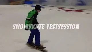 Snowskate Testsession (Snowblade Bideck)