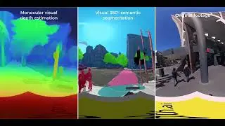 DeepWalk&trade; AI stack demonstration: Understanding sidewalk scenes for walkability and wayfinding