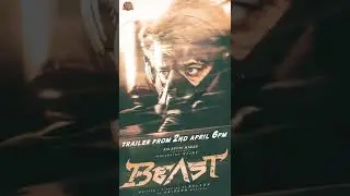 beast trailer on April 2nd #shorts