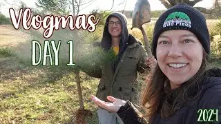 Searching for a LIVE Christmas Tree! | Vlogmas Day 1 | Ohcluck