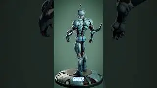 Guyver for 3D printing #alien #scifi #trailer #film #theguyver #3d #anime #manga #movie #animation