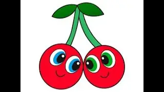 ART of CHERRY FRUIT ALPHABET by KIDS CHANNEL 56