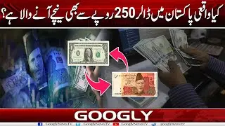 Kya Waqaei Pakistan Mein Dollar 250 Rupay Sai Bhi Neechay Aanay Wala Hai? | Googly News TV