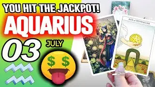 Aquarius ♒🤑YOU HIT THE JACKPOT!💲💰 horoscope for today JULY 3 2025 ♒ #aquarius tarot JULY