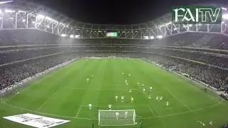 OUTSTANDING Full Stadium View of Shane Duffy's Goal vs. Denmark