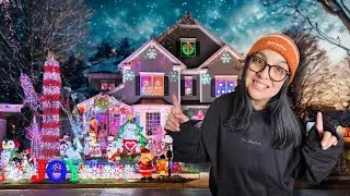 Así adornan las casas en Estados Unidos para NAVIDAD | ¡Gastan muchísimo! 🎄🏠