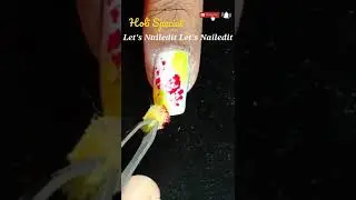 *Holi Special ❣️* Holi Nail Art Design || #shorts #holi #holihai