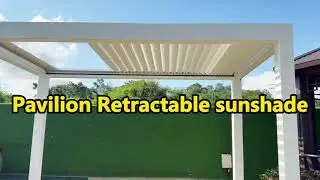 Experience Comfort and Control with Motorized Pergola Retractable Blinds