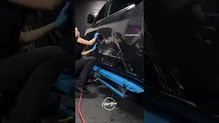 Paint Protection Film installation on a Tesla Model Y! #paintprotectionfilmfresno #clearbra