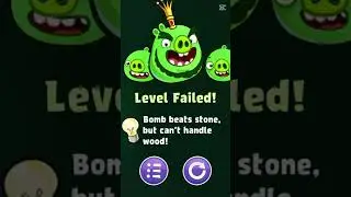 Angry Birds Reloaded Level Failed Scenes Pigs VS Eagles