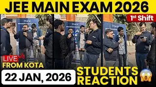 JEE Mains 2026: 22 Jan Shift 1 Exam Kota Students LIVE Reaction | Paper Level, Weightage, Cutoff