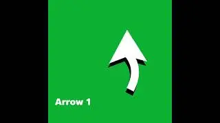 9 Types Of Arrows Animation FREE | Green Screen Effect | Canva | For YTC #shorts #greenscreeneffect