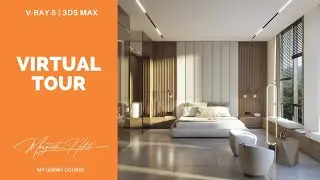 V-Ray 5 I How to Produce a 360 Photo and Make a Virtual Tour I Udemy Course I Part 21