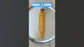 New Design Banana Carving 🍌 Fruit Cutting #banana #fruitchopping #trending #fruitcutting #short 🍌💯