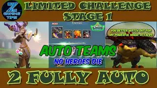 Dream Witch🧙&zwj;♀️ Limited Challenge Stage 1 (2 Fully Auto Teams) Part 4 | Saving Dreams | Lords Mobile