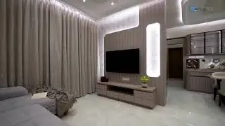 Luxury 3BHK Apartment in Pune by Venustus Interior Designer -ID Umesh Darwesh