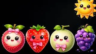 Sensory - Rainbow Dance Party! - Fun Video with colourful animation and music!🍉