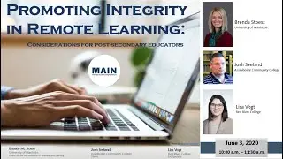 MAIN Promoting Academic Integrity in Remote Learning
