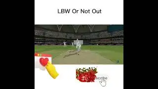 Out Or Not?? #rc22 #lbw #notout #cricket #game