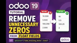Remove Unnecessary Zeros from Float Fields in Odoo 19 || Part 98
