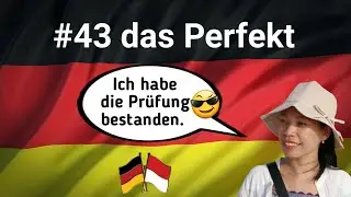 Kalimat bentuk lampau dalam Bahasa Jerman dengan Hilfsverb 'haben'(Part1) || #43 das Perfekt