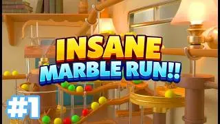 Colorful Marbles Rolling