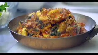 Gnocchi with sausage ragu, fresh kale, parmesan, ricotta, and Silvio's marinara sauce