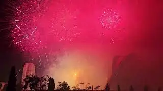 Fallas Valencia 2025 Big Main Firework Show Shells Spain