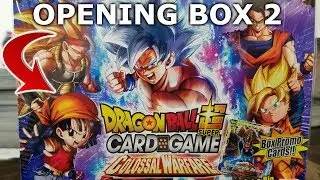 DRAGON BALL SUPER COLOSSAL WARFARE BOOSTER BOX OPENING 2!