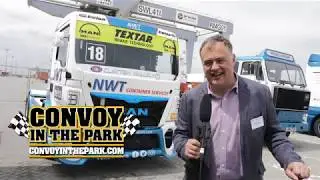 Will Shiers checks out Newell & Wright's 1,200 horse-power MAN TGS race truck