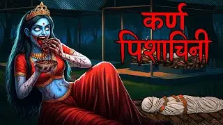 कर्ण पिशाचिनी 😱🔥 | Hindi Animation Story | Horror Animation Stories | Scary Crocodile