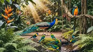 peacock bird, the indian peafowl, most clear sounds 4k different videos & mor peacock dance