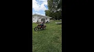 Can The New Honda CT125 Hunter Cub Do This???🤣  - Putting My Vintage Honda CT110 To Work #shorts