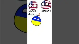 Weapons - Now vs then - USA: 2025 vs. 1960s #shorts #countryballs #meme