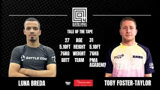 LUNA BREDA vs TOBY FOSTER-TAYLOR | Quatro Linhas 2nd Event | August 30th, 2025
