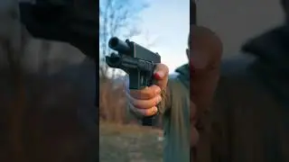 One hand reload technique.