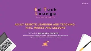 Adult remote learning and teaching | Ed Tech Lounge