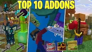 TOP 10 ADDONS PARA MINECRAFT PE 1.19 (Bedrock)