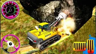 Railway Tunnel Construction Simulator 2025 - Mega Machines JCB Simulator 3D - Android GamePlay