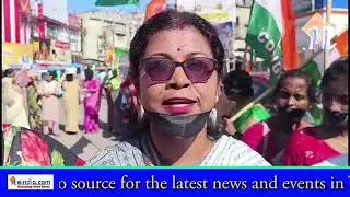 Sadar District Mahila Congress organised a protest demanding justice and better protection for women