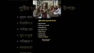 পুষ্টির অভাব দূর করার উপায় -#health #education #tips #fitness #doctor #shorts