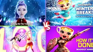 Epic AI Showdown: Winter Coffee Hero vs Truth Seeker and Neon Pop Stars in Arena Battle