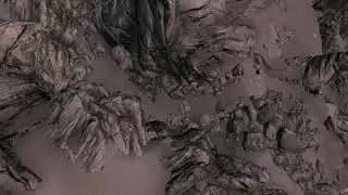 D&D Battle Map. Winter Ravine. No grid
