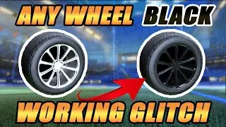 GET ANY BLACK WHEEL *WORKING GLITCH* 2024 Rocket League