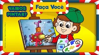 Senninha | Faça Você | Submarino | Jogo de pintura para crianças