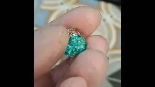 paw and bone ashes charm turquoise Bello opal