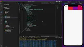 Row Widget in Flutter Using VS Code